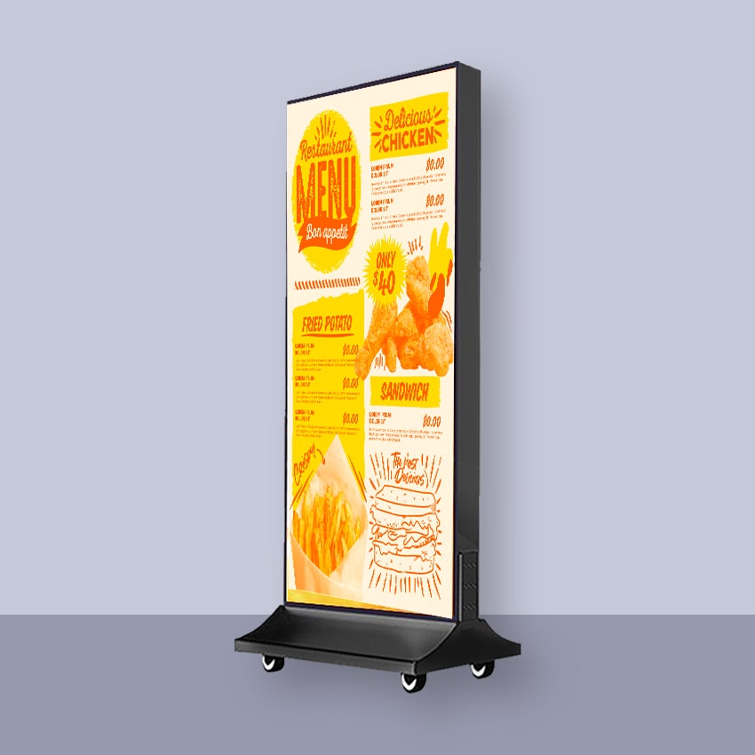 Double-sided LED Lightbox Wheel